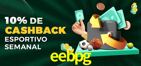 10% de bônus de cashback na eebpg